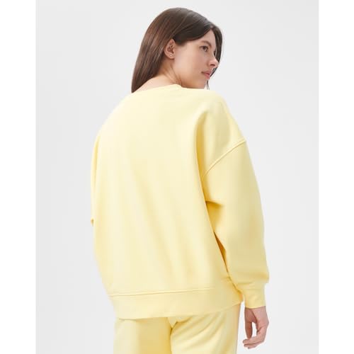 florence by millsWomensCozy Crush Oversized Pullover SweatshirtSoft PeachX-Large