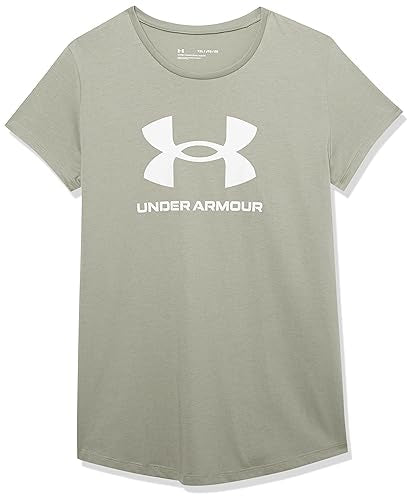 Under Armour Girls' Live Sportstyle Graphic Short-Sleeve T-Shirt, (580) Cassis / / White, X-Small