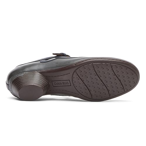 Cobb Hill Women's Laurel Maryjane Loafer, Black Leather, 8.5