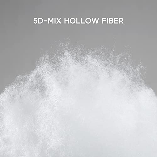 SONIVE Quilted Mattress Pad Soft, Fluffy Pillow Top Mattress Cover, Down Alternative Fill Mattress Topper, Streches up to 21 Inches Mattress Cover, Deep Pocket (White, Twin)