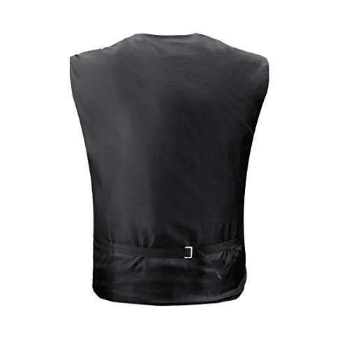 Epoint EGE1B02B-M Medium Purple Patterns Microfiber Vest and Pre-tied Bow Tie