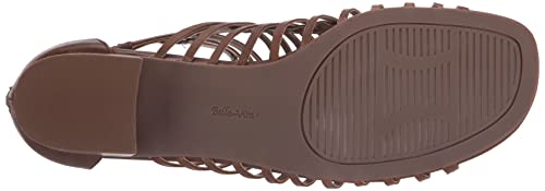 Bella Vita Women's Holden Block Heel Heeled Sandal, Navy Suede Leather, 7 Wide