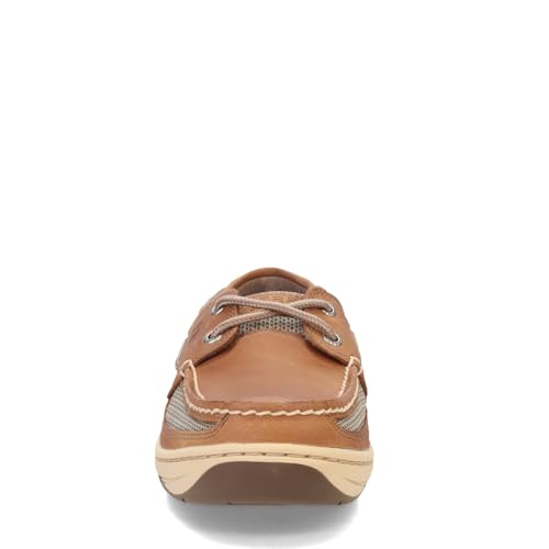 Sperry Men's, Tarpon 2-Eye Boat Shoes Linen 9 W Tan/Beige