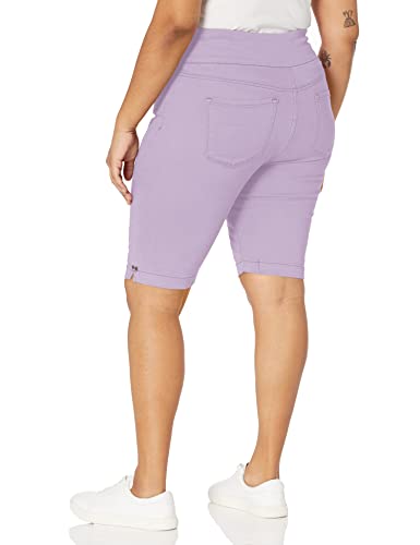 Gloria Vanderbilt Women's Amanda Pull on Bermuda Short, Sweet Violet, 18