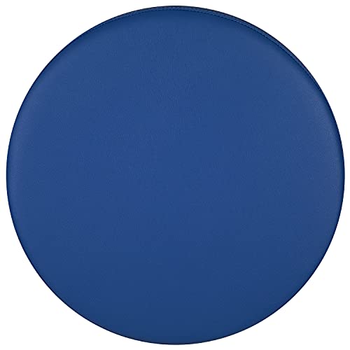 EMMA + OLIVER 18" H Soft Seating Flexible Circle for Classrooms and Common Spaces - Blue