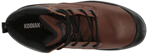 Kodiak Men's Greb 6" Steel Toe Safety Work Boot Industrial, Brown, 13 Wide