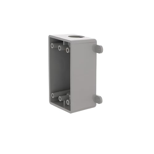 BELL PSB37550GY Single-Gang Weatherproof Three 1/2 in. or 3/4 in. Threaded Outlets, 2 in, Gray