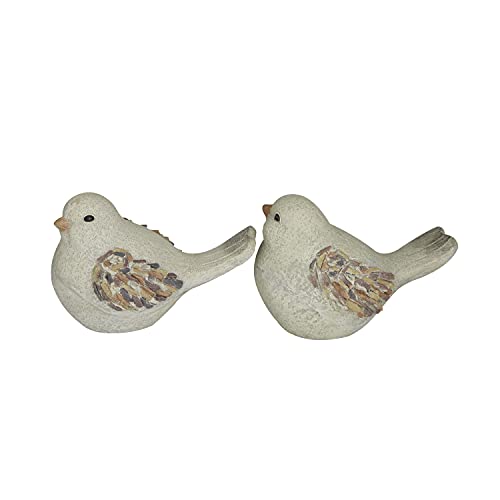 Deco 79 Polystone Snail Indoor Outdoor Garden Sculpture, 12" x 7" x 8", Gray