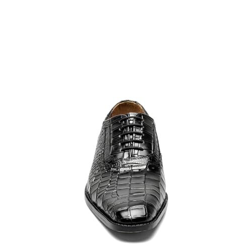 Stacy Adams Men's Riccardi Lace Up Oxford, Black, 11 Wide