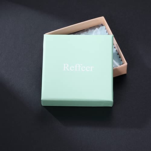 Reffeer 925 Sterling Silver Stud Earrings Minimalist Bar Earrings with Chain Dangle Earrings For Women (C-Yellow)