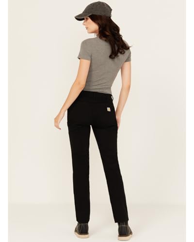 Carhartt Women's Rugged Flex Relaxed Fit Canvas Work Pant, Gravel