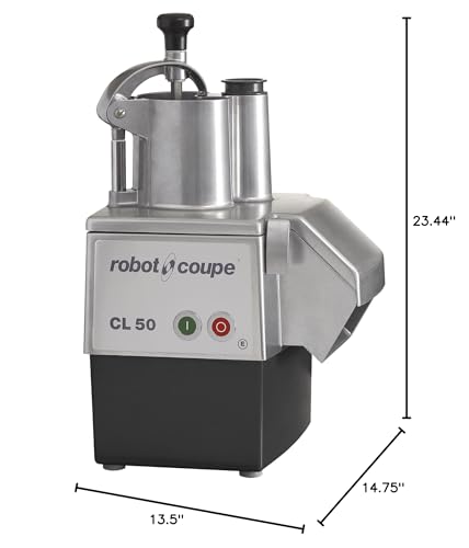Robot Coupe CL50 Continuous Feed Food Processor, 1-1/2-HP, 120v/60/1-ph