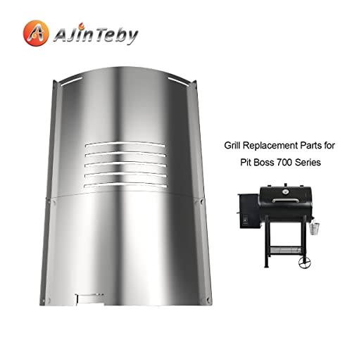 Slide Cover and Bottom Grease Collection Kit Replacement Parts for Pit Boss 700 Series Pellet Grills, Pit Boss Flame Broiler Kit