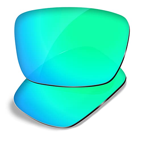 Dynamix Polarized Replacement Lenses for Oakley Fuel Cell | Easy To Install | Fit Perfectly | Solid Black + Ice Blue