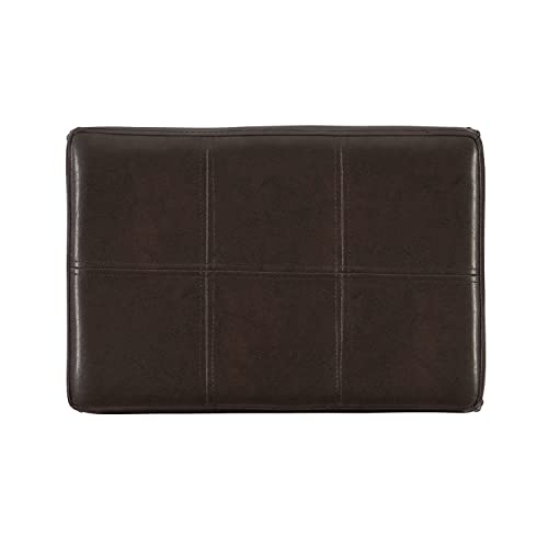 Linon Home Décor Kingston, 32" x 18.75" x 13.25", Model Number: 55816BRNPU-01-KD-U
