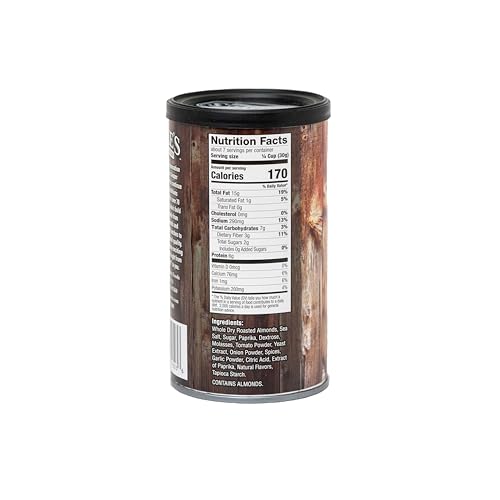 Jake's Nut Roasters - Sweet & Salty Mixed Pack of Almonds (4 Pack) Whole Dry Roasted Seasoned Almonds Variety Pack - Includes Maple, Barbecue, Bleu Cheese and Mesquite Smoked Flavors