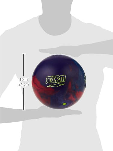 Storm Phaze II Bowling Ball, Red/Blue/Purple, 15 lb