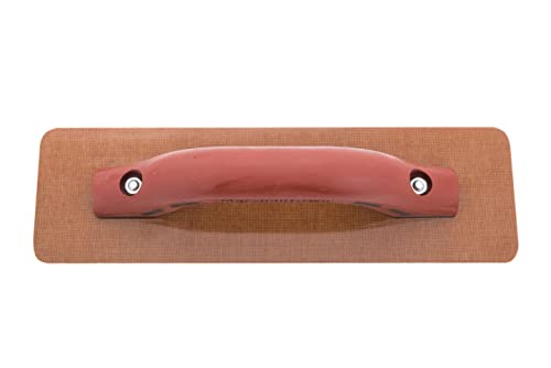 MARSHALLTOWN Resin Hand Float, 12 x 3-1/2 Inch, DuraSoft Handle, Laminated Canvas Resin, Concrete Tool, Easily Works Color Hardeners into Concrete, Square End, Concrete Tools, Made in USA, 4501D