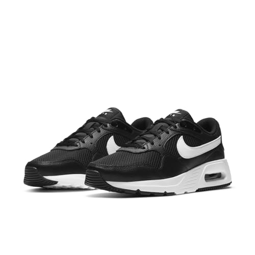 Nike Men's Low-Top Sneakers, Black/White, 6