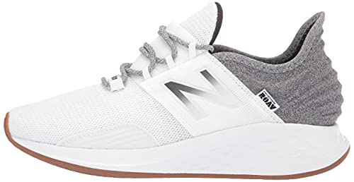 New Balance Women's Fresh Foam Roav V1 Running Shoe, White/Black/Surf, 7
