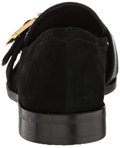 Vince Camuto Women's Footwear Women's Cenkanda Buckle Loafer Flat, Root Beer, 10