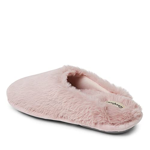 Dearfoams Kids Washable Brin Pile Scuff Slipper, Pale Mauve, US 7-8 Unisex Toddler