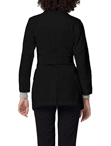 Adar Uniforms, Universal Lab Coats for Women - Perfection 32" Lab Coat - 811 - Black - XXS