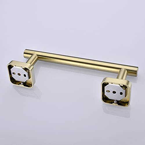 9 Inches Towel Bar for Bathroom Hanky Holder Bath Towel Rail Wall Mounted Kitchen Dish Clothes Hanger SUS304 Stainless Steel, Brushed Gold