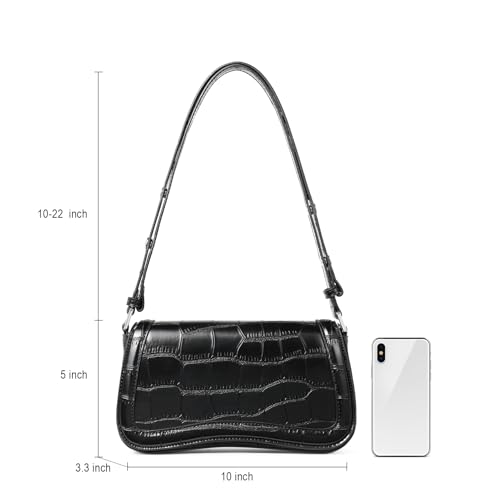 CLUCI Small Shoulder Bags,Purses for Women Vegan Leather Crossbody Handbag Clutch Hobo Purse