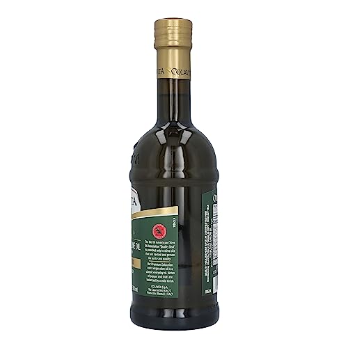 Extra Virgin Olive Oil - Colavita - Premium Selection - First Cold Pressed EVOO - 17oz Glass Bottle