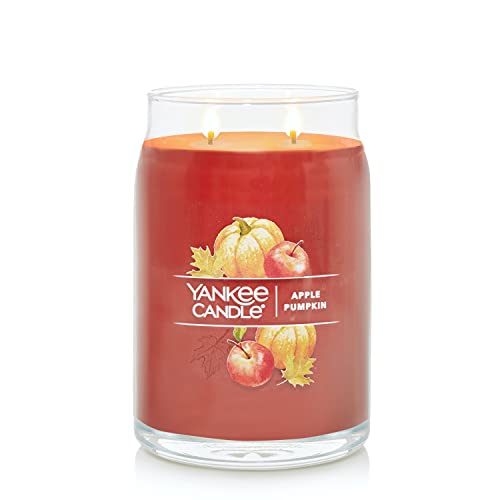 Yankee Candle Vanilla Lime Scented, Signature 20oz Large Jar 2-Wick Candle, Over 60 Hours of Burn Time