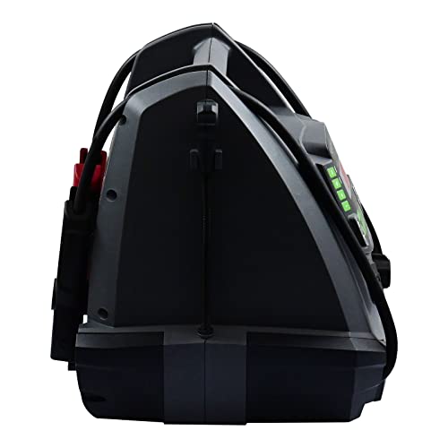 Schumacher Electric FR01337 Rechargeable AGM Jump Starter for Gas, Diesel Vehicles - 1200A with Air Compressor and 12V USB/AC Power Station to Charge Phones, Accessories