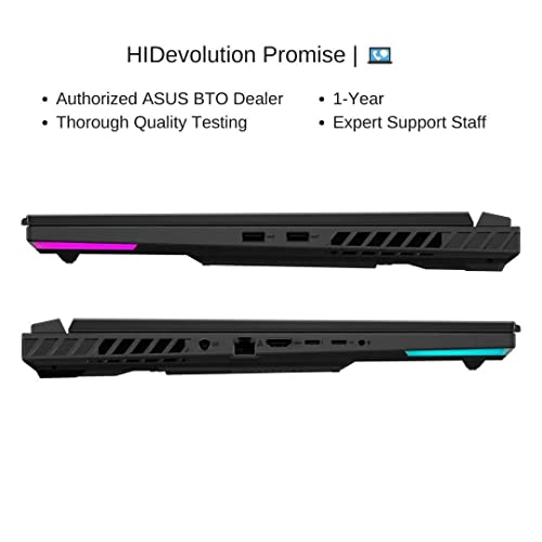 HIDevolution ASUS ROG Strix G18 G814JI 18" QHD+ 240Hz, 2.2 GHz i9-13980HX, RTX 4070, 64 GB DDR5 RAM, 4 TB PCIe SSD, Windows 11 Pro
