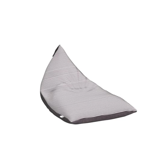 HUDDLE Original Stuffed Animal Bean Bag Storage Large Designer Beanbag Chairs for Kids Teens & Adults | Instant Clutter Clear for Stylish Moms - Stuffed Animal Storage Bean Bag Chair Grey Stripe