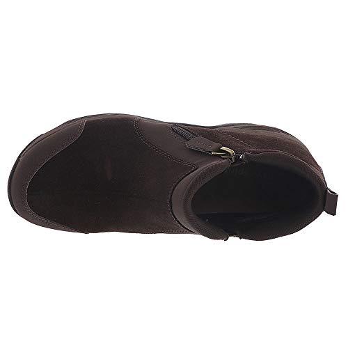 Easy Spirit Women's Evony Ankle Boot, Brown 201, 8 X-Wide