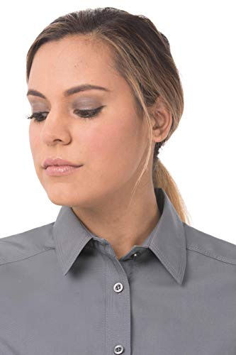Chef Works Women's Universal Shirt, Grey, X-Small