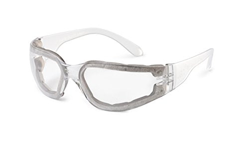 Gateway Safety 46FP79 Starlite FoamPRO Safety Glasses, Clear Anti-Fog Lens, One Size, Clear Temple (Pack of 10)