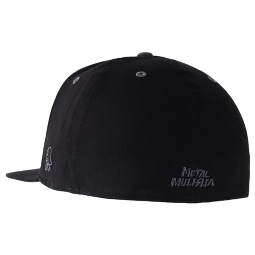 Metal Mulisha Men's Sketched Flex HAT, Black, Small-Medium