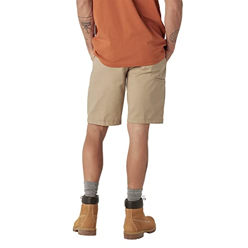 Dickies Men's Big & Tall Cooling Active Waist Shorts, 11", Mushroom