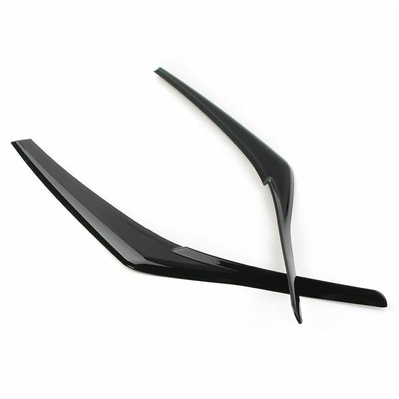 Xhfarce Gloss Black Headlight Eyebrow Eyelid Cover Trim Decoration Sticker for Toyota Camry 2024 2023 2022 2021 2020 2019 2018 Accessories