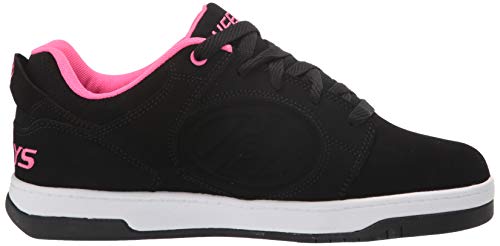 Heelys Low-Top Wheeled Heel Shoe, Black Multicolor, 5 US Unisex Big Kid