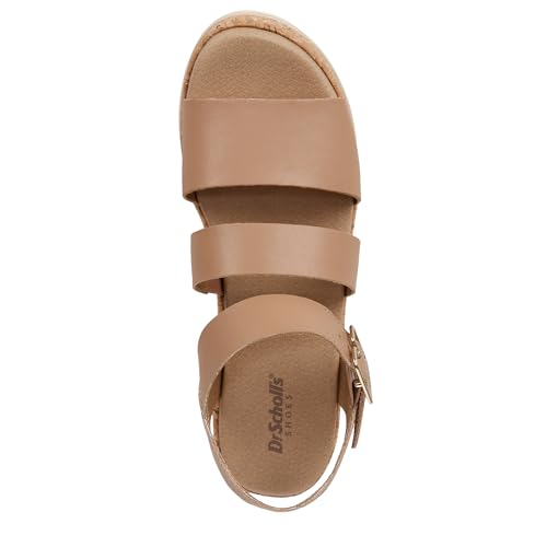 Dr. Scholl's Shoes Women's Once Twice Sandal Tawny Brown Synthetic 6 M