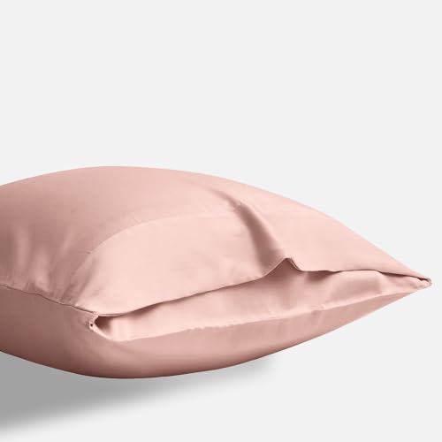 DOZ by SIJO Pillowcase Set, 100% Viscose derived from Organically Grown Bamboo, Buttery Soft, Silky, Breathable, Cooling, Oeko-TEX, High GSM, 2-Pack, Envelope Closure (King, Snow)