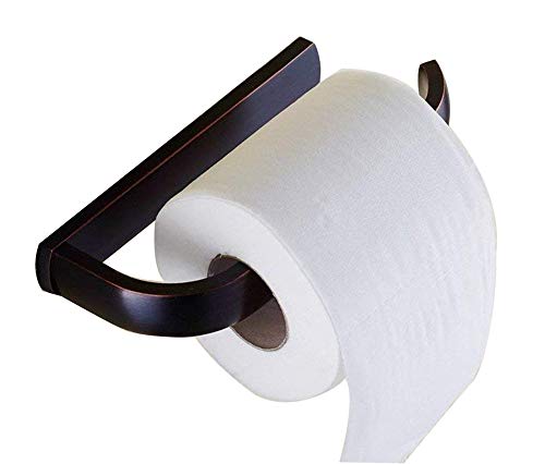 ELLO&ALLO Oil Rubbed Bronze Toilet Paper Holder Bathroom Accessories Wall-Mounted, Rust Protection