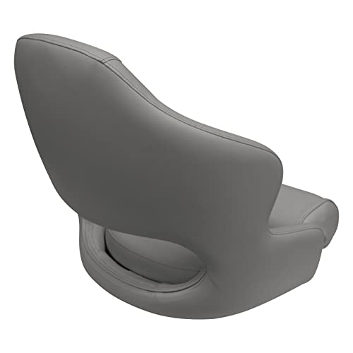 Wise 8WD3315-1011 Deluxe Pontoon Series Bucket Seat with Bolster, Grey/Navy/Blue