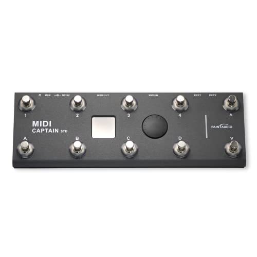 PAINTAUDIO MIDI Captain Foot Controller Multi-Effects Keyboards Synthesizer USB-MIDI musical software Bias with Time Engine Function Support all PC/CC/Note commander 10 Foot Switches