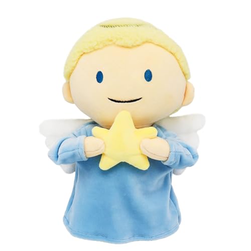 Yelakey Jesus Rides a Donkey Plush Doll Guardian Angel Stuffed Animal Christ Savior Christian Religious Classic Religious God plushie Toy Gifts for Kids for Christening Religious Easter