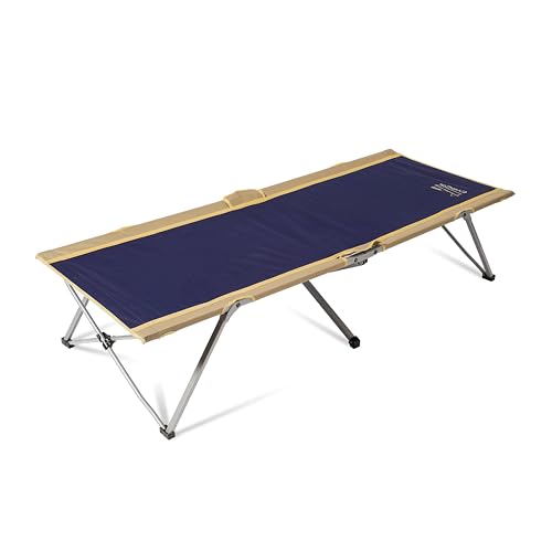 BYER OF MAINE Easy Cot - Extra Large Folding Cot - Heavy Duty Cot for Indoor and Outdoor Use - Cot Bed for Adults - 78”L X 31”W X 18”H - 330 lb Capacity