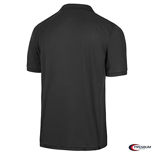Premium Wear Boys High Moisture Wicking Polo T Shirts | Yellow - X-Large