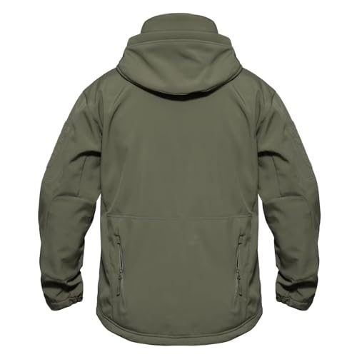 MAGCOMSEN Tactical Jackets for Men Military Army Jacket Soft Shell Jacket Skiing Jacket Snow Jacket Winter Coats Outwear Hunting Jacket Waterproof Jacket